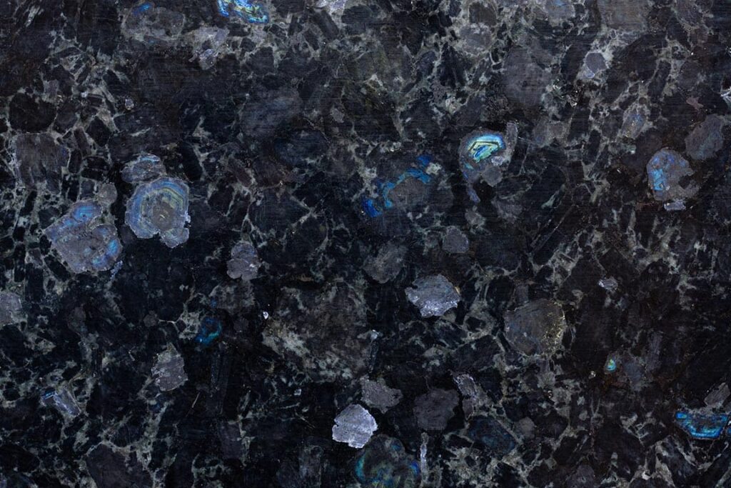 Гранит Volga Blue — слэб гранита, Китай